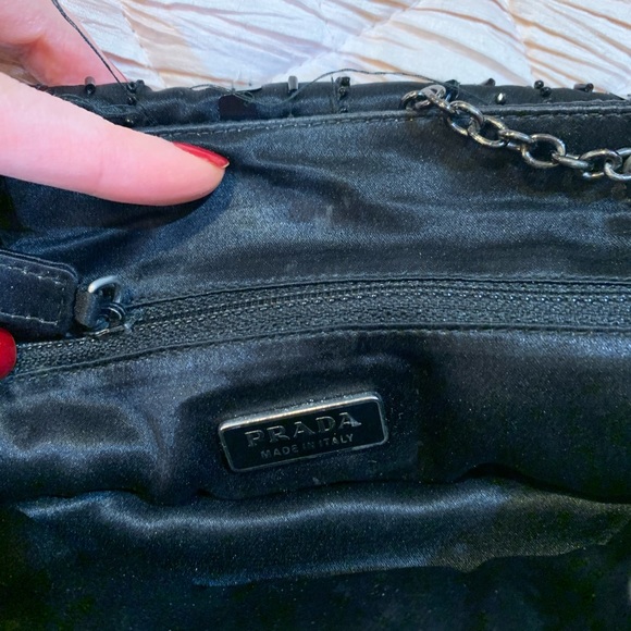 PRADA sequin embellished clutch with strap - Picture 4 of 4